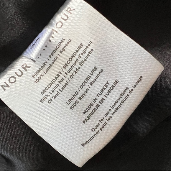 NOUR HAMMOUR Saturday leather jacket - Picture 9 of 10